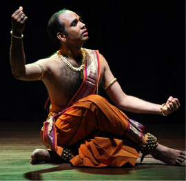 Знаменитый индийский танцор  Мосаликанти Джайкишор
