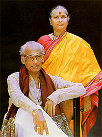 Гуру Вемпати Чинна Сатьям с супругой